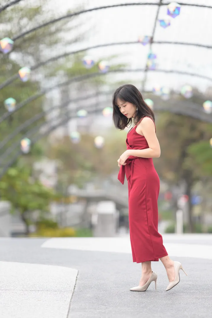 [Mzsock] NO.217 YoYo elegant jumpsuit with high heels street photography#[105P]-54