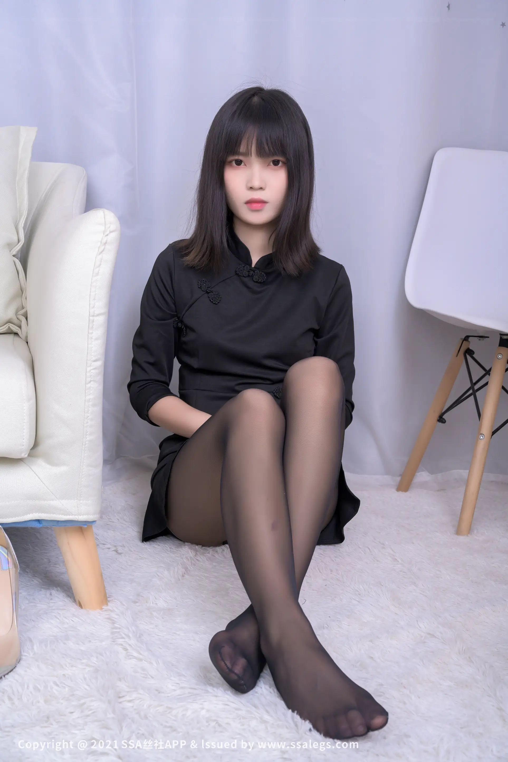 [Mzsock] NO.727 Leg model Dandan’s black silk feet (Part 2) silk club#[119P]-45