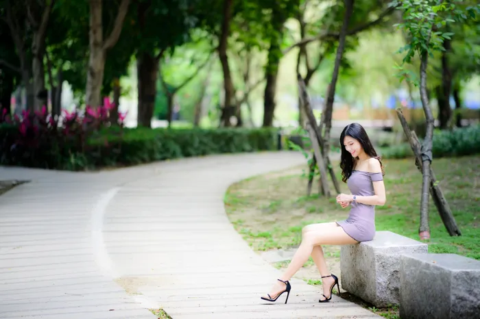 [Mzsock] NO.045 Bao Stockings and High Heels Beautiful Legs Outdoor Shot street photography#[79P]-27