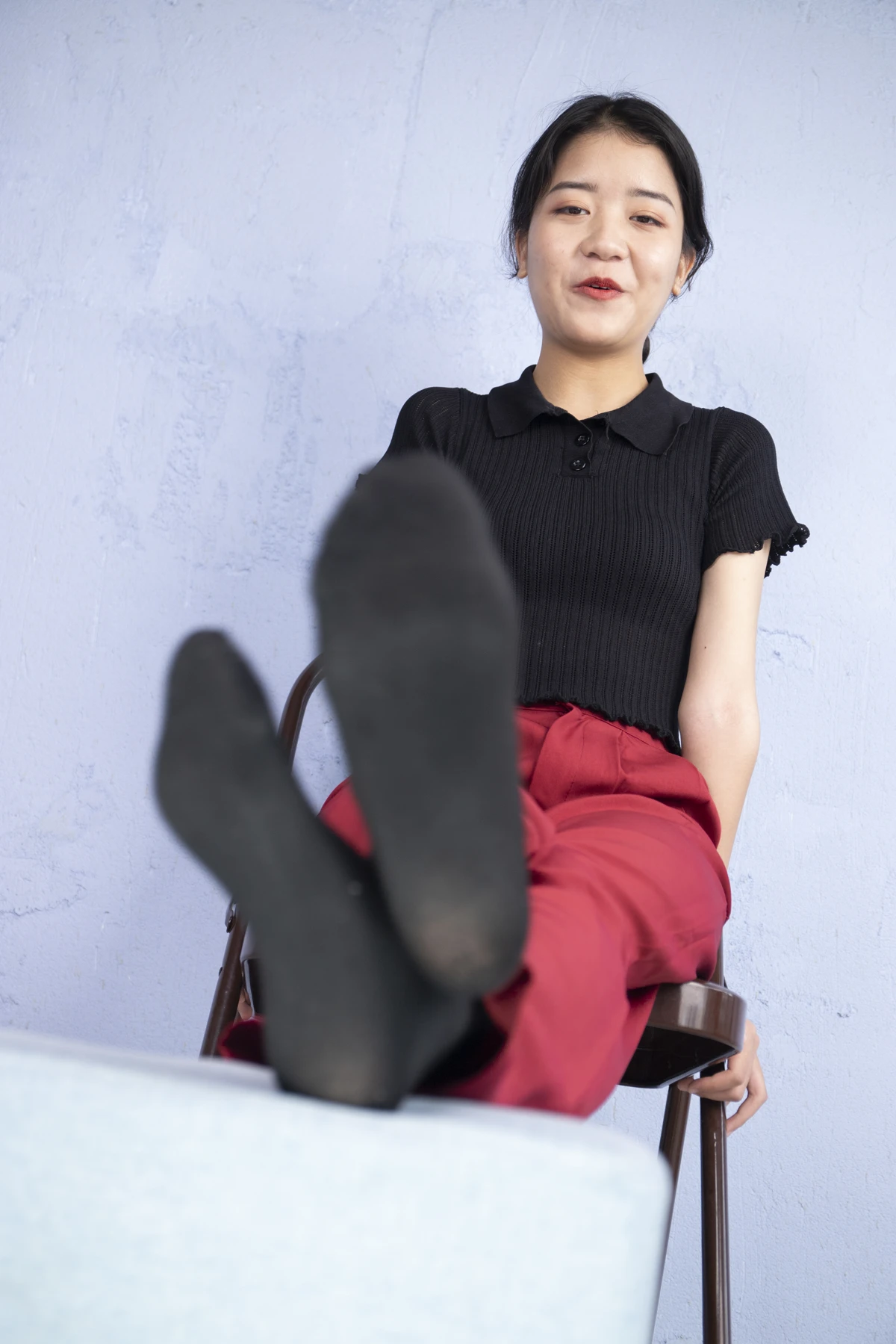 [Mzsock] NO.013 The temperamental beauty Xiaoyu auditions, slender and sexy feet, the shape of her feet is really beautiful, people with beautiful feet are even more beautiful Southern football skills#[81P]-2