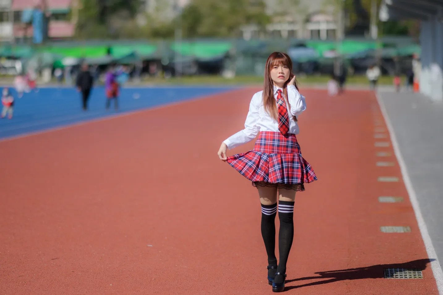 [Mzsock] NO.233 Student uniform high heels street photography#[105P]-2